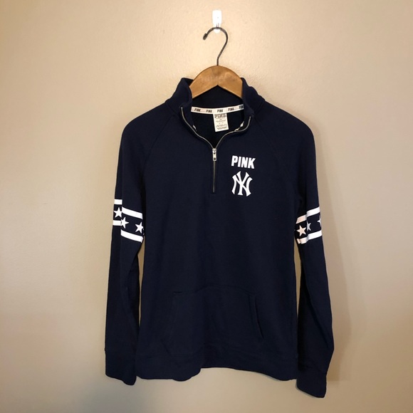 PINK Victoria's Secret Tops - PINK Yankees Sweatshirt